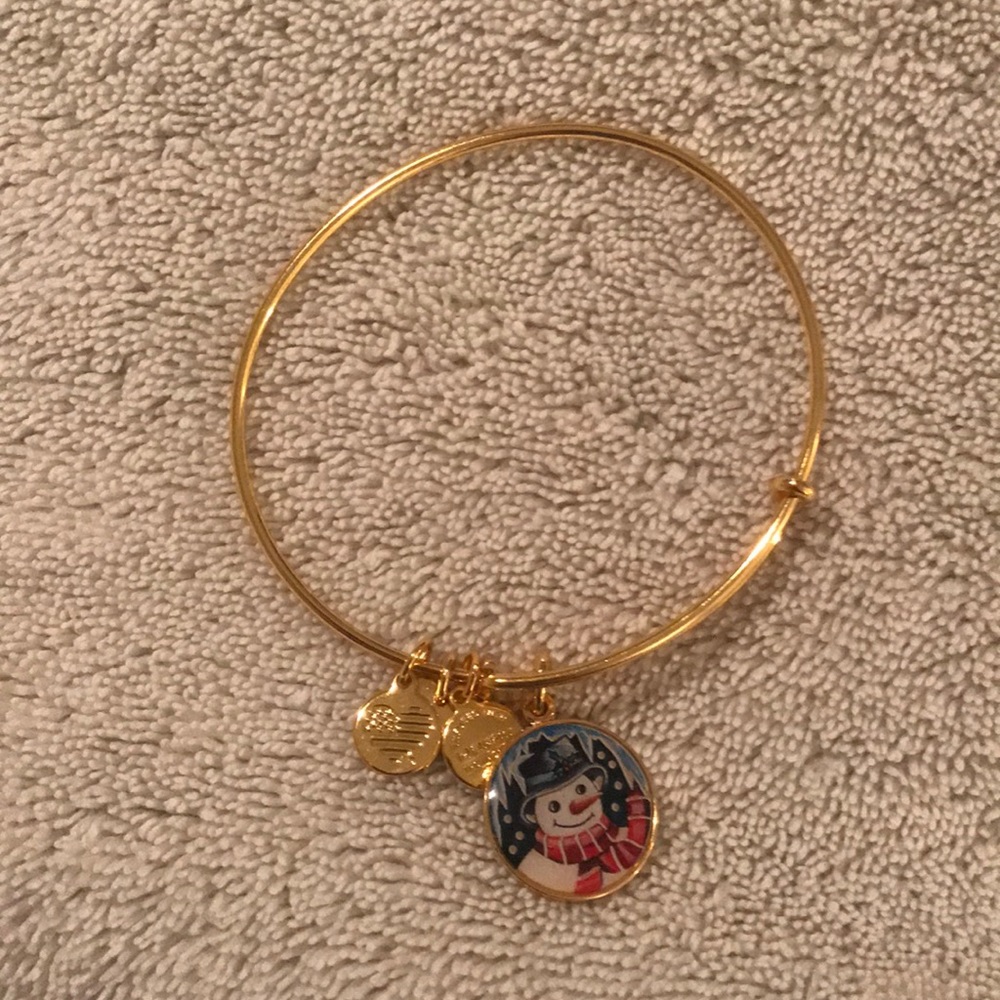 Alex and ani snowman bracelet:)